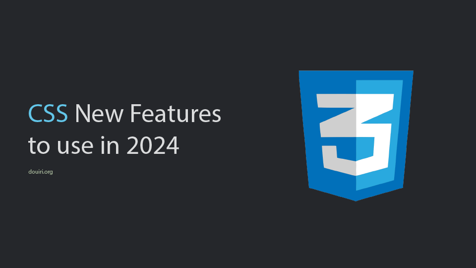 css new features 2024 poster